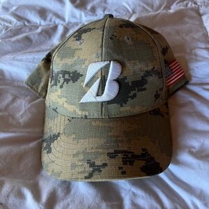 Bridgestone Golf Camouflage Baseball Cap with Logo